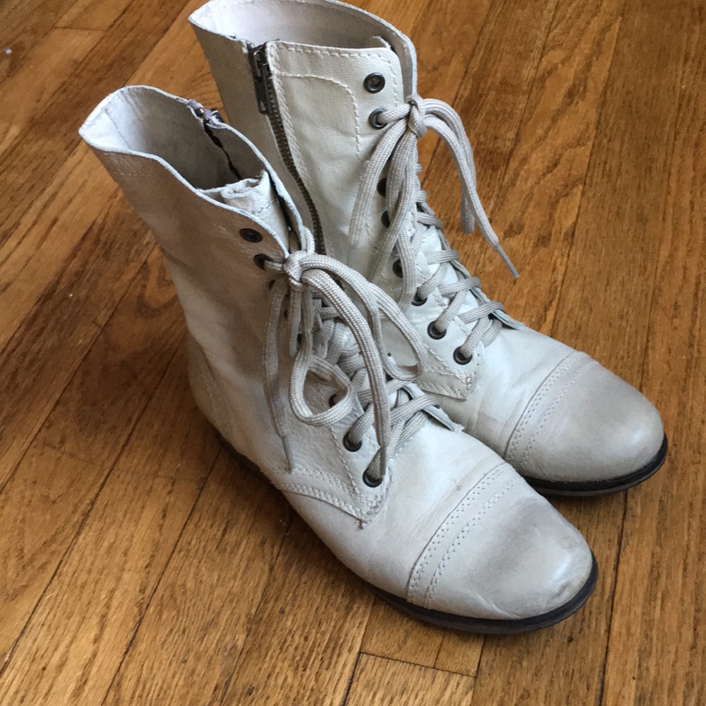 Steve Madden Troopa Combat Boots, Size 7.5